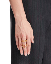 Gold Solar Crystal Ring - Women | PLP | Antonia