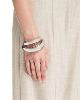 Silver Blow Up Wrist Bracelet - PANCONESI WOMEN | PLP | Antonia