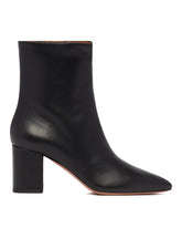 Black Leather Ankle Boots | PDP | dAgency