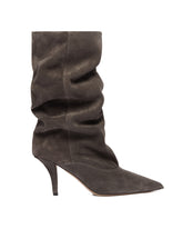 Gray Draped Boots | PDP | Antonia