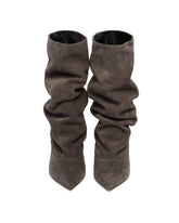 Gray Draped Boots | PDP | Antonia