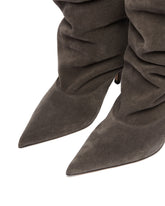 Gray Draped Boots | PDP | Antonia