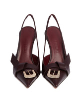 Burgundy Tighter Pumps | PDP | Antonia