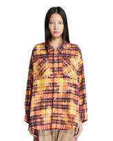 Yellow Tartan Cotton Shirt - R13 WOMEN | PLP | Antonia