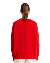 Red Wool And Cashmere Sweater | PDP | dAgency