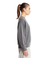 Gray Wool And Cashmere Sweater | PDP | dAgency