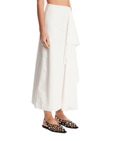 White Folded Skirt | PDP | Antonia