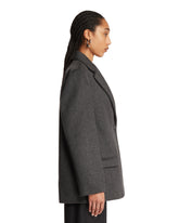 Gray Wool Jacket | PDP | Antonia