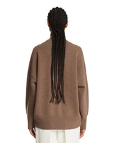 Brown Wool Turtleneck Sweater | PDP | Antonia