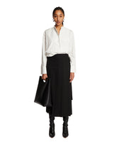 Black Pleated Wrap Skirt - ROHE | PLP | Antonia