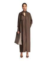 Brown Silk Dress - ROHE WOMEN | PLP | Antonia