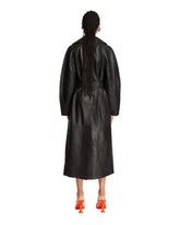 Black Long Leather Coat | PDP | Antonia