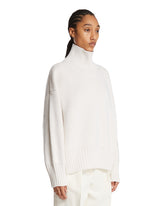 White Turtleneck Sweater | PDP | Antonia