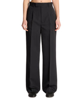 Black Wide-Leg Pants - ROHE WOMEN | PLP | Antonia