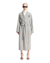 Gray Wool Robe Coat - S MAX MARA | PLP | Antonia