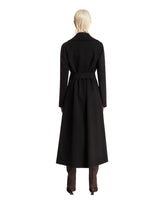 Black Wool Belted Coat | PDP | Antonia