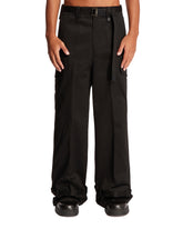 Black Cargo Pants - Sacai men | PLP | Antonia