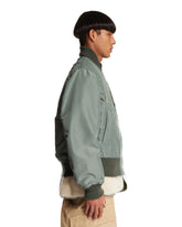 Green Ripstop Bomber Jacket | PDP | Antonia