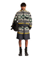 Multicolor Knit Quilted Jacket - Sacai men | PLP | Antonia