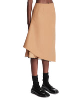 Beige Asymmetrical Skirt | PDP | Antonia