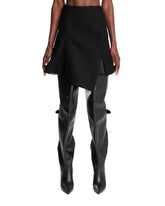 Black Asymmetrical Skirt - Women | PLP | Antonia