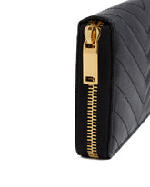 Black Zip Around Wallet | PDP | Antonia