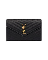 Black Cassandre Chain Wallet | PDP | Antonia