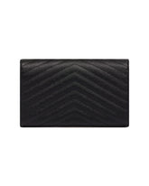 Black Cassandre Chain Wallet | PDP | Antonia