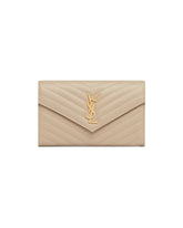 Beige Cassandre Chain Wallet | PDP | Antonia