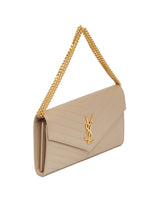 Beige Cassandre Chain Wallet - Women | PLP | Antonia