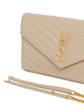 Beige Cassandre Chain Wallet | PDP | Antonia