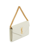 White Cassandre Chain Wallet - Women | PLP | Antonia