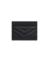 Black Cassandre Matelasse Card Case | PDP | Antonia