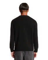 Black Crewneck Pullover | PDP | Antonia