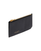 Black Fragments Zip Card Case | PDP | Antonia