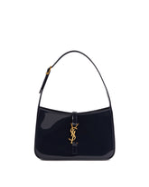 Le 5 a 7 Blue Patent Leather Bag - SAINT LAURENT | PLP | Antonia