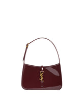 Burgundy Leather Le 5 a 7 Bag - Women's handbags | PLP | dAgency