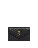 Black Envelope Chain Wallet - Women | PLP | Antonia