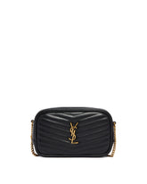 Borsa Mini Lou In Pelle Nera - Saint laurent donna | PLP | Antonia