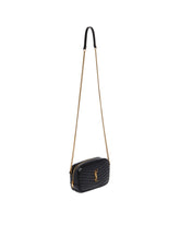 Borsa Mini Lou In Pelle Nera - Saint laurent donna | PLP | Antonia