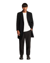 Black Double-Breast Coat - Saint laurent men | PLP | Antonia