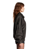 Giacca Bomber In Pelle Nera | PDP | Antonia