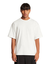 White Logoed Label T-shirt - Saint laurent men | PLP | Antonia