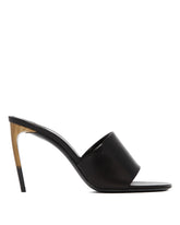 Black Leather Lodge Mules - Women | PLP | Antonia