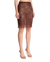 Brown Lace Pencil Skirt | PDP | Antonia