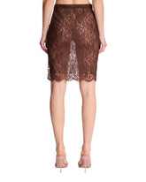 Brown Lace Pencil Skirt | PDP | Antonia