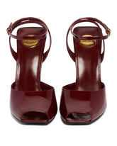 La Scandale Burgundy Sandals | PDP | Antonia