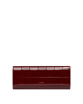 Burgundy Patent Leather Shoulder Bag - Women | PLP | Antonia