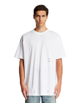 T-Shirt Con Loghi Bianca - T-SHIRTS UOMO | PLP | dAgency