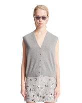 Gray Cashmere Vest - Women's vests | PLP | Antonia